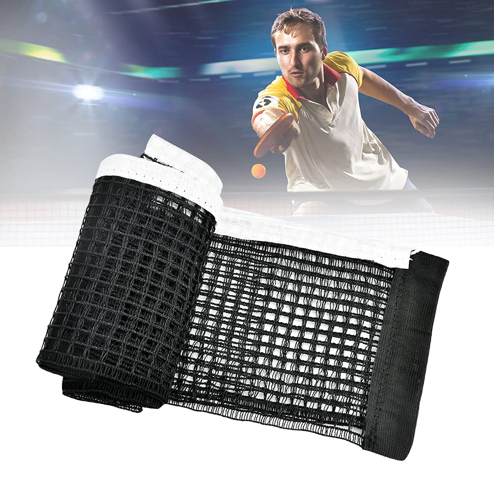 BUENTYA 2 Pcs Table Tennis Replacement Net Portable Collapsible Table Tennis Net Table Tennis Match Net Durable Ping-Pong Net Sports Accessories for Ping Pong Table Office Desk or Dining Table
