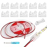 HOMELYLIFE 2Pin LED Strip Connectors 8mm Solderless