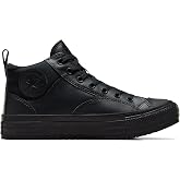 Converse Unisex Adult Chuck Taylor All Star Malden Street Boot, Black/Black/Black, 12.5 Womens/10.5 Mens