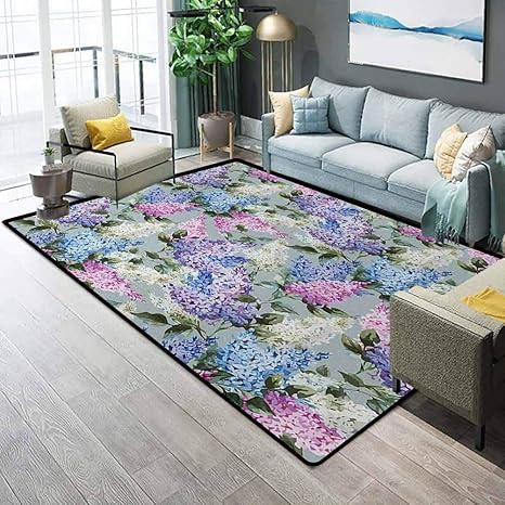 lilac rug for nursery