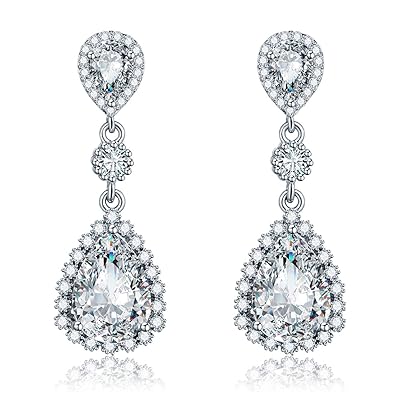 Hypoallergenic bridal earrings Clearance