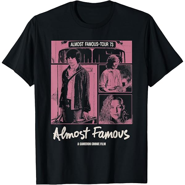 Amazon.com: Almost Famous Retro 70's Inspired Movie Poster T-Shirt