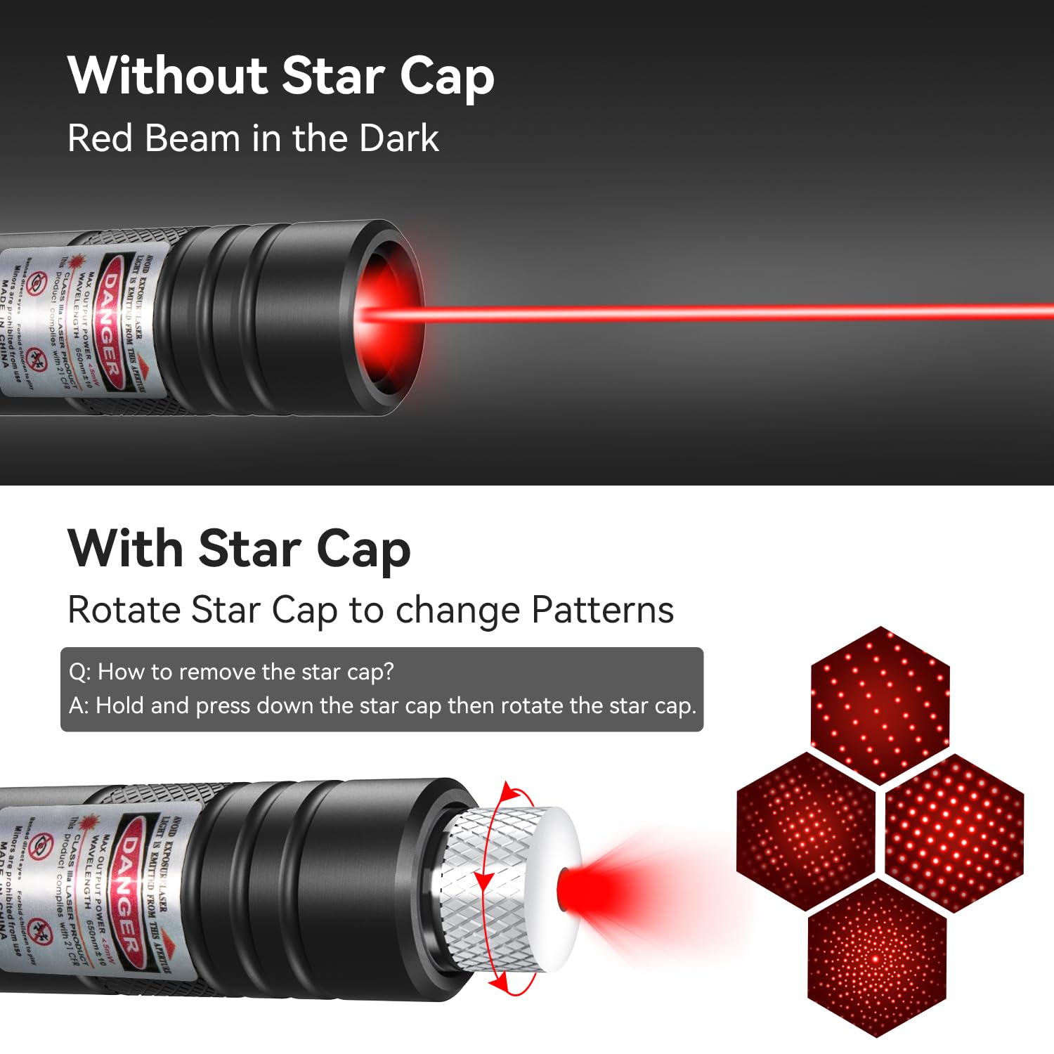 Mua MIPREZT [Professional] Rechargeable Red Beam Flashlight Long ...