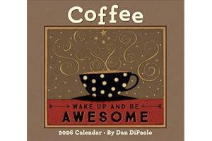 Coffee 2026 Deluxe Wall Calendar