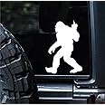 Sunset Graphics & Decals Big Foot Middle Finger Decal Vinyl Car Sticker Sasquatch Funny | Cars Trucks Vans Walls Laptop | White | 6 inches | SGD000148