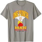 One Punch Man Saitama Train Like Hell Anime T-Shirt