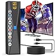 2025 Tv Antenna, Tv Antenna for Smart TV, HD TV Antenna Indoor for Local Channels, TV Indoor/Outdoor, Television Antenna Perfect 1k Miles Long Range Reception for 4k 1080p.