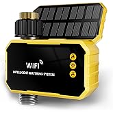 WiFi Water Timer with Brass Inlet, 1 Zone Smart Hose, Sprinkler Timer for Garden Faucet, APP Remote Control Via 2.4Ghz WiFi