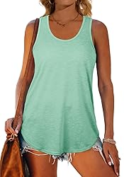 XIEERDUO Loose Tank Tops for Women Flowy Tank Tops