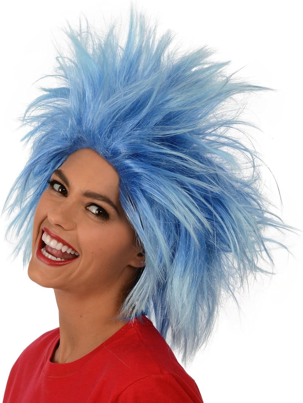blue wig costume