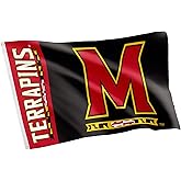 Desert Cactus University of Maryland Flag Terrapins UMD Terps 100% Polyester Indoor Outdoor 3x5 feet Flags (Team Name)