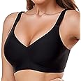 Gailife Smooth Wireless Bras for Women No Underwire Comfort Seamless Supportive Bra Raceback Push Up Bralettes Full Coverage