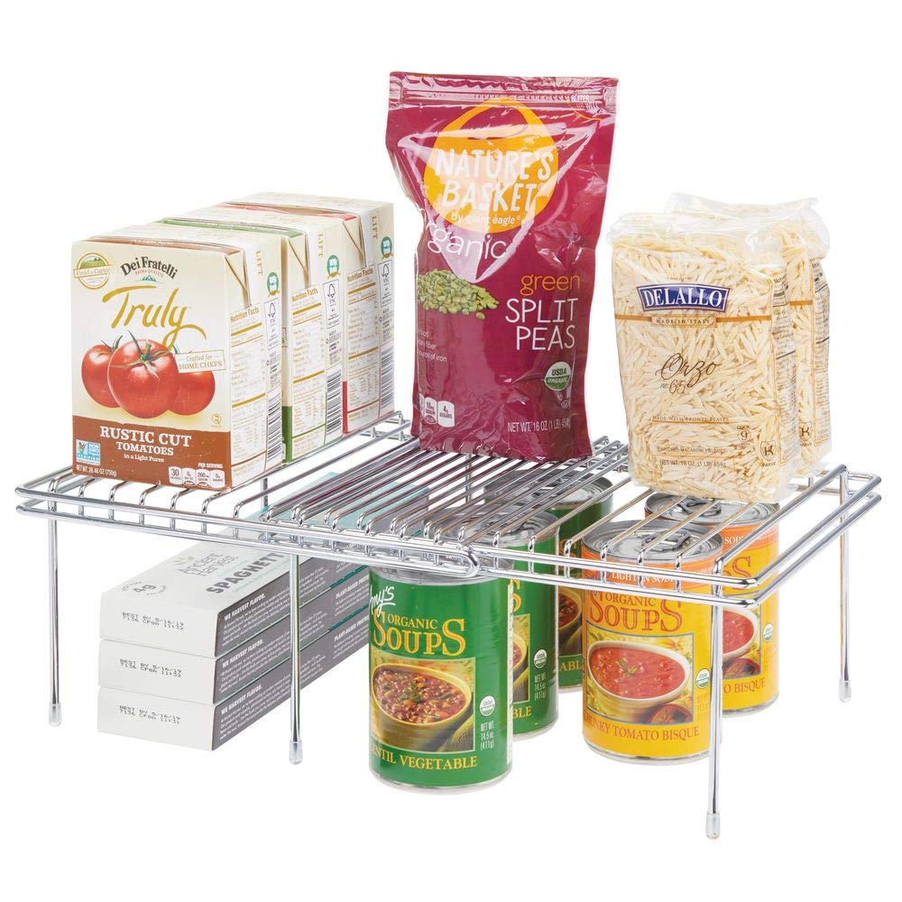 mDesign Juego de 2 accesorios para interiores de armarios de cocina