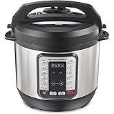 Hamilton Beach 12-in-1 Electric Pressure Cooker with True Slow Cook Technology, Sautés, Browns, Steams, Rice Function, Egg an