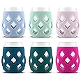 Ello Cru Stemless Wine Glass Set with Silicone Sleeves