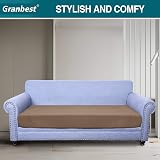 Granbest Premium Water-Repellent Sofa Seat Cover 3 Seater Camel view 2