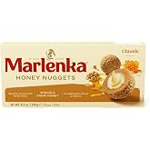 Marlenka Classic Honey Nuggets, Traditional European Honey Cake Bites, 235g (8.3 oz)