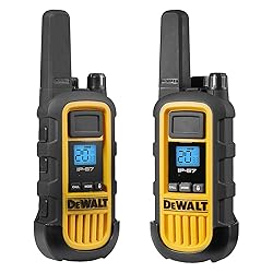 DEWALT FRS Walkie Talkies Long Range 2 Way Radio, 2