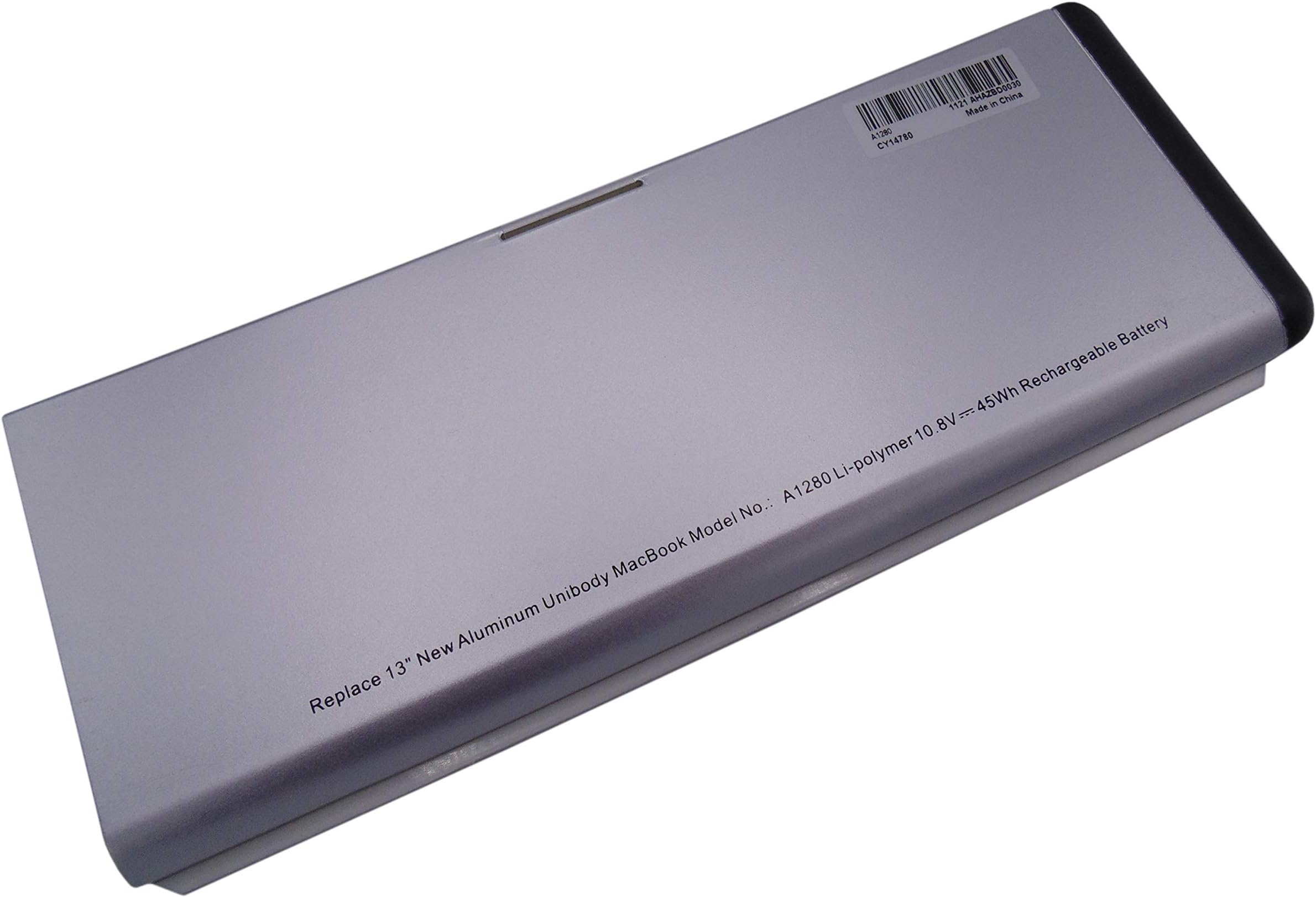 10.8V 45Wh battery Laptop Replace A1280 A1278 for MacBook(13-inch,Aluminum,Late 2008)MacBook5,1 MB467XX/A MB466XX/A,661-4817,020-6081-A,020-6082-A