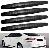 BokWin 4-Packs Black Bumper Guard Strip | Anti-Collision Patch, Anti-Scratch Protector Trim, Universal for Cars SUV Pickup Truck