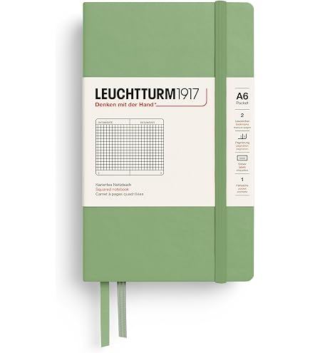 Amazon.com : LEUCHTTURM1917 - Notebook Hardcover Paperback B6+