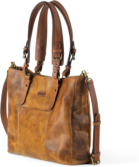 Ellington Handbags Aubrey Tote With Crossbody Strap Whiskey Handbags