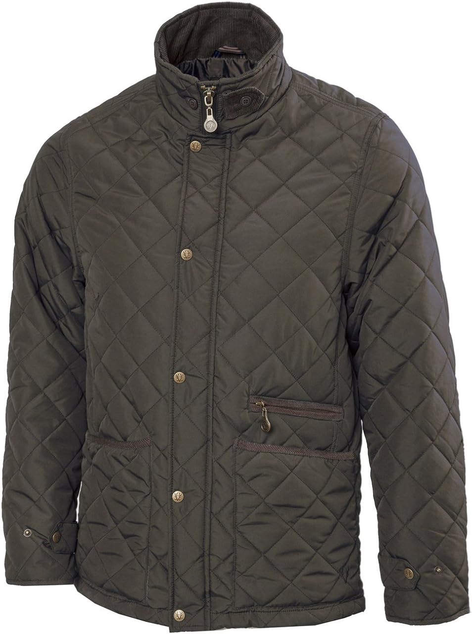 Vedoneire Mens Fleece Lined Quilted Jacket (3059) Navy or Green Padded