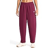 Reebok Womens Barrel Pant, Standard Fit, 28” Inseam, Midweight Cotton-Poly Fabric