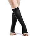 Sigvaris DYNAVEN Women's Compression Calf-High Socks 20-30mmHg - Open Toe Design for Daily Comfort & Support