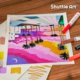 Shuttle Art 304 Pack Washable Felt Tip Colouring Pens 16 Colours Kids view 7