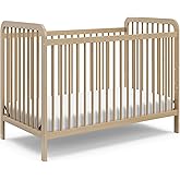 Storkcraft Pasadena 3-in-1 Convertible Crib, Driftwood | GREENGUARD Gold Certified, Solid Wood, Fits Standard Crib Mattress, Converts to Toddler Bed and Daybed, 4 Mattress Heights
