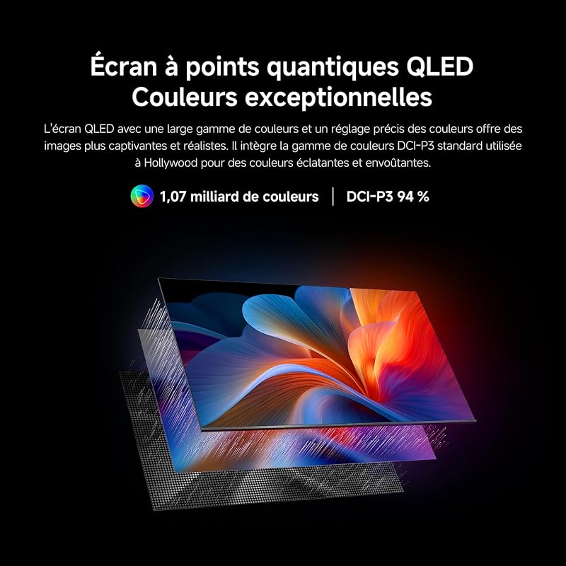 TV F Pro 75, 190 cm (75 Pouces), 4K UHD QLED, Smart TV, Fire OS8, Contrôle Vocal Alexa, HDR10+, 60Hz avec 120Hz Game Boost Mode, MEMC, 2Go+32Go, Compatible avec Apple AirPlay