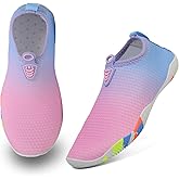 QPT Water Shoes for Toddler Kids Boys Girls Barefoot Aqua Socks Quick-Dry Beach Swim Outdoor Sports Shoes
