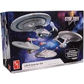 AMT Star Trek U.S.S. Enterprise Four Ship Set 1:2500 Scale Model Kit