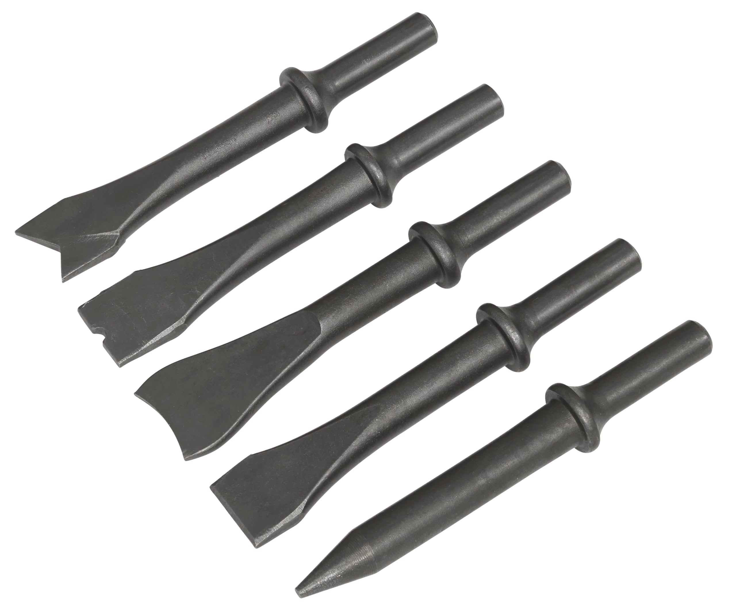 Sealey Air Chisel Set, 5pc, 120mm, .401" Shank - SA12C