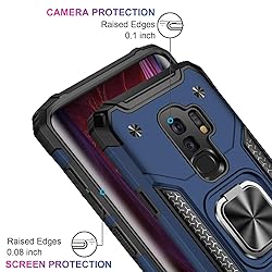 IKAZZ for Galaxy S9 Plus Case,Dual Layer Soft