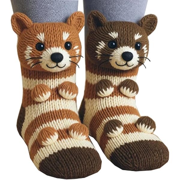 Amazon.com: Hyxowgt Architecturm 3D Knit Animal Socks, Kenmiso