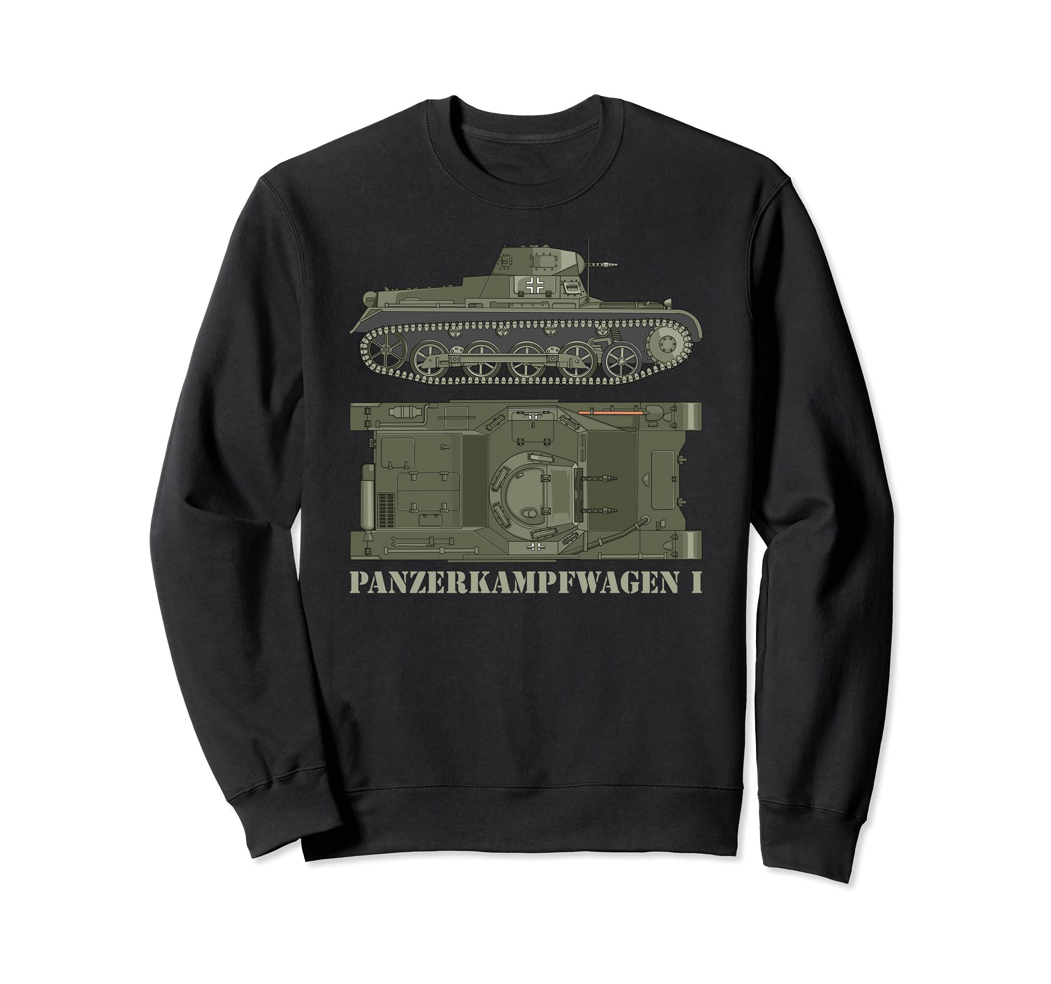 Panzer I German WW2 Tank Germany Tanks Panzerkampfwagen 1 Sweatshirt