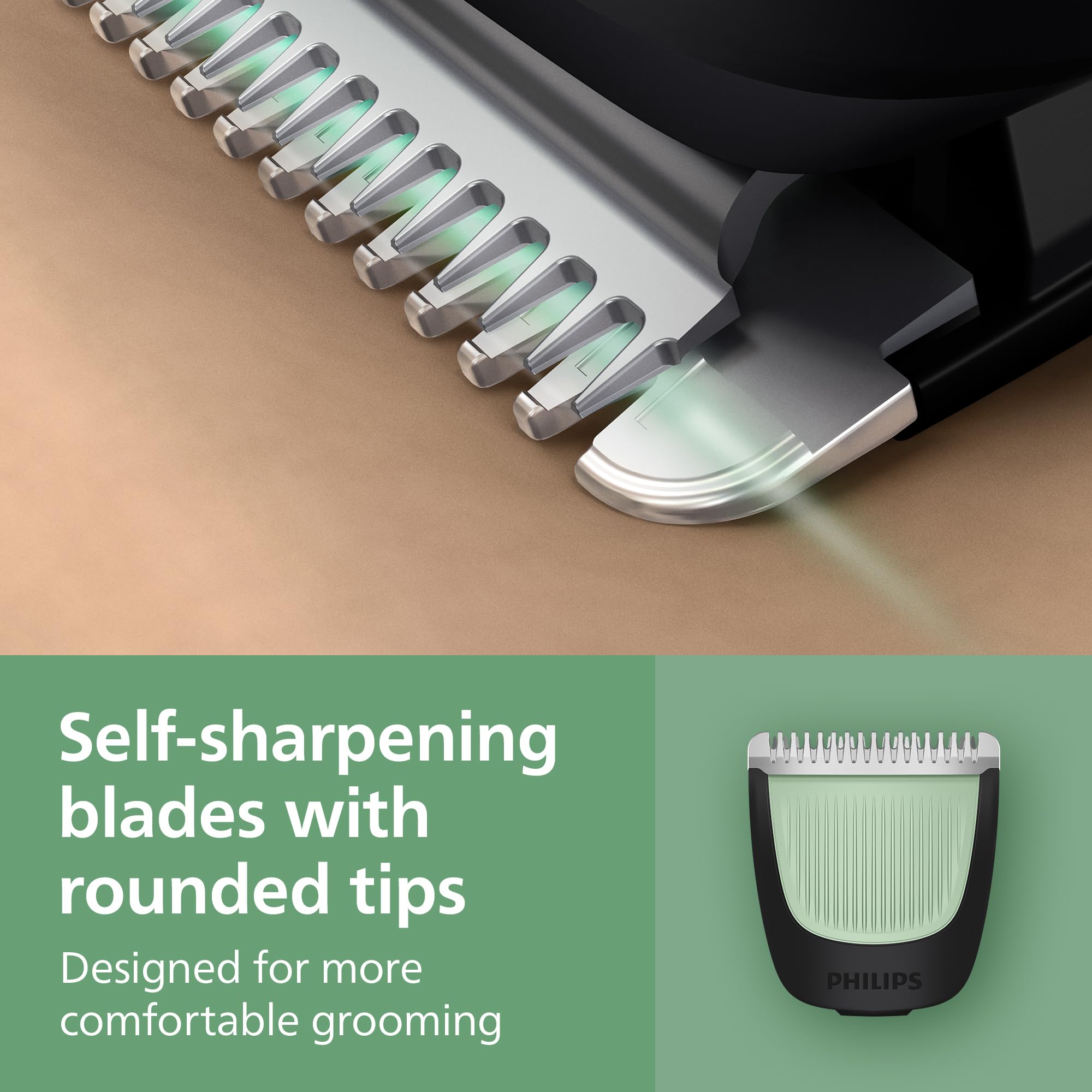 Norelco Philips All-in-One 3000 Series 13 in 1 Trimmer, Beard Styler & Men's Hair Clipper, 9 Length Settings & Self-Sharpening Skin-Friendly Blades, MG3919/50