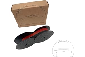 Ribbon for OLIVETTI Typeweriter - GR4 - BSIE TYPEWRITERS - Black & Red