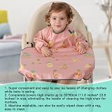PewinGo Weaning Bib Attaches and Cover Baby Pink | Waterproof, Machine view 2