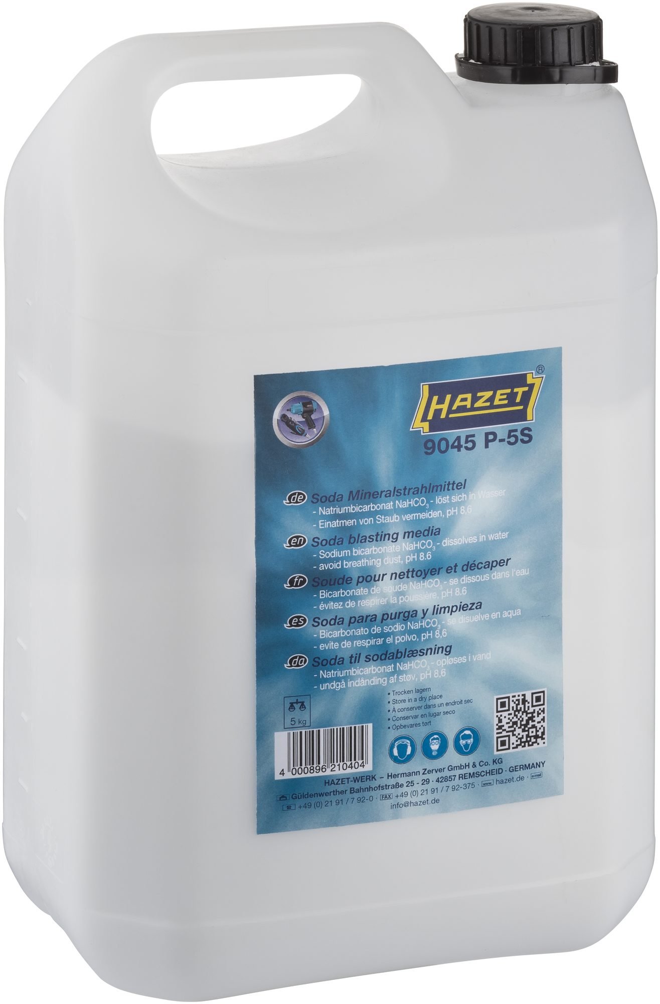 HAZET Soda Mineral Blasting Agent (Content: 5 kg) 9045P-5S