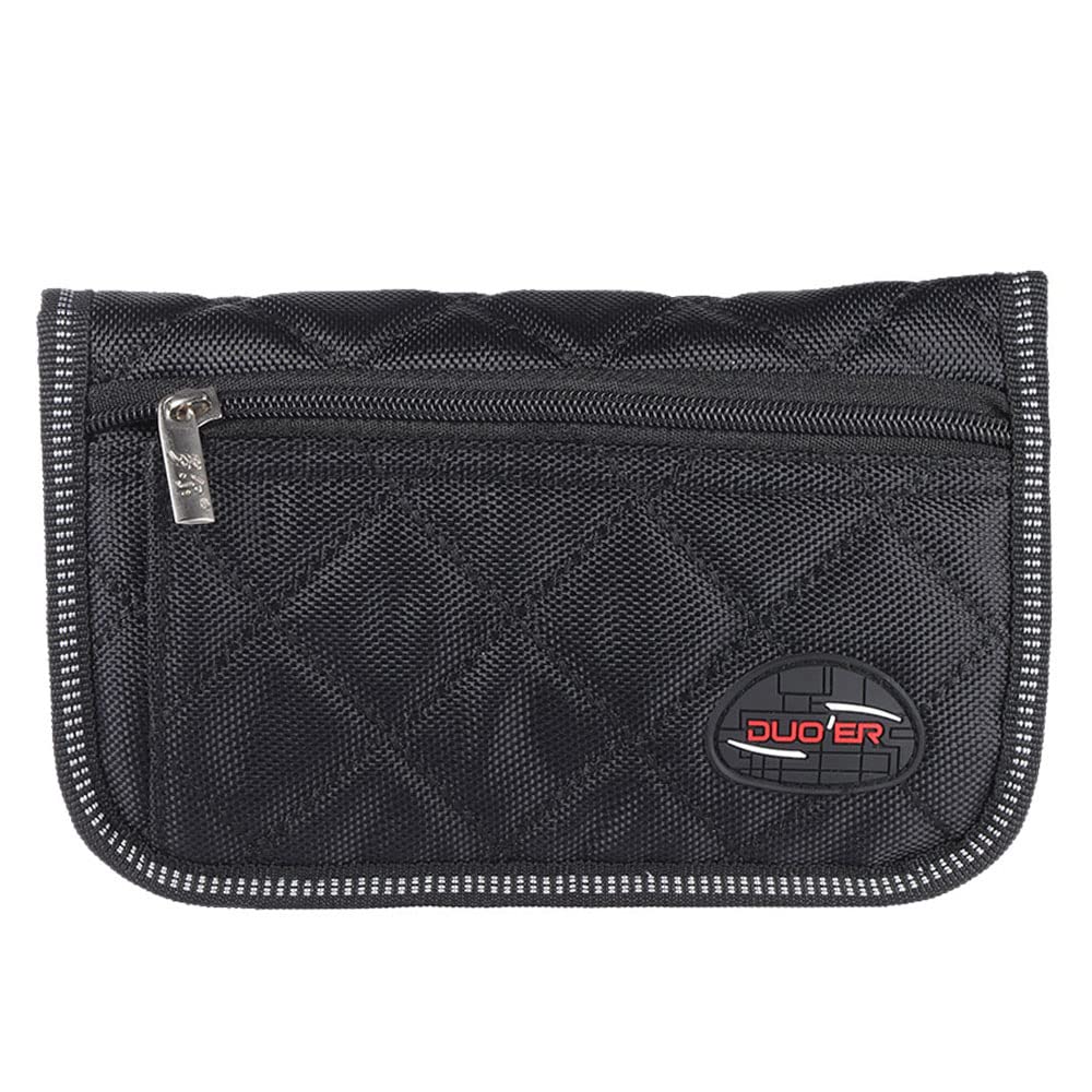 Btuty Trumpet Mouthpiece Pouch Bag with 4 Soft Compartments Black