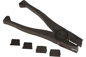 Fletcher 06-112 8" Lightweight Glass Nipping & Running Pliers, 1/4 in Thick