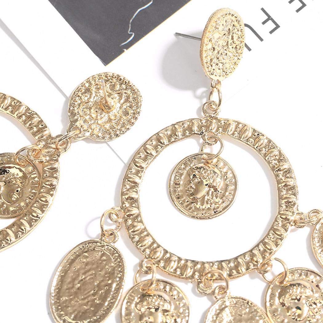 UpBeauty New Women Fashion Earrings Jewelry Trendy Round Shape Charm Wedding Gift Drop & Dangle