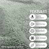 GC GAVENO CAVAILIA 8 Piece Towel Bale Set 450 GSM Duck Egg view 4