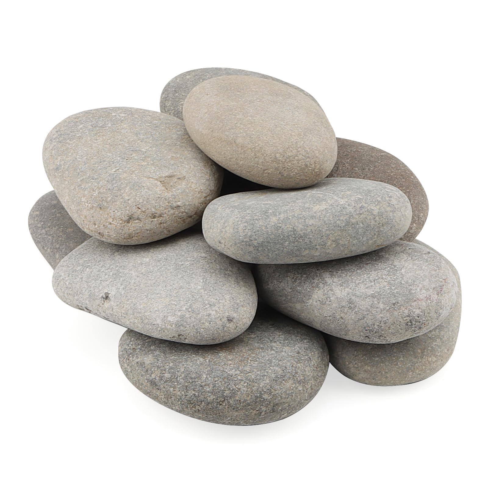 ZEONHAK 12 PCS 8-11cm Large Painting Pebbles, Rock Painting Pebbles, Pebbles for DIY
