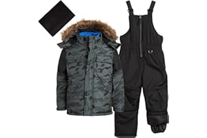 iXtreme Baby Boys' Snowsuit - 2 Piece Insulated Ski Jacket and Snow Bib (Toddler)