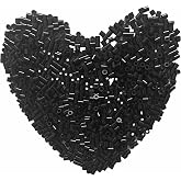 Yowamho 1000Pcs Fuse Beads - 5mm Black Melting Beads Refill. for Crafts | Iron Beads for Crafts, Crafting Supplies, Christmas Craft Beads, Ideal for DIY Activities &amp; School Projects.