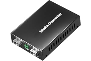 BLIYEE 10Gbps 2 Ports SFP OEO Mode Media Converter, Optical-Electrical Fiber Count Converter, SFP Repeater for SFP+ SR Module and 10GBase-T Module, Fiber to Ethernet Transmission up to 100KM